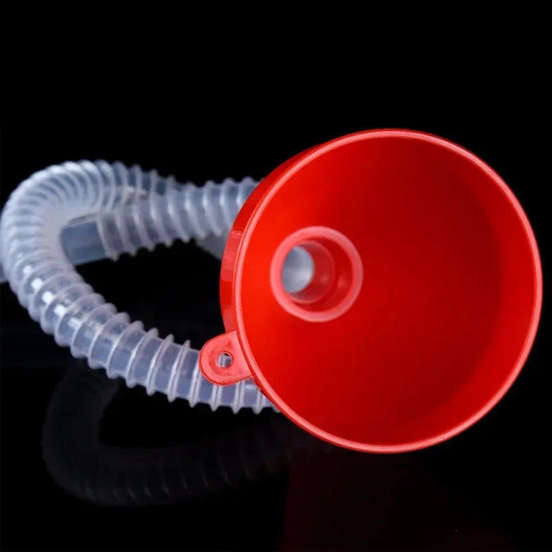 1Pc Car Refueling Funnel With Filter Strainer Gasoline Oil Fuel Filling Tools Motorcycle Oil Funnel Auto Accessories