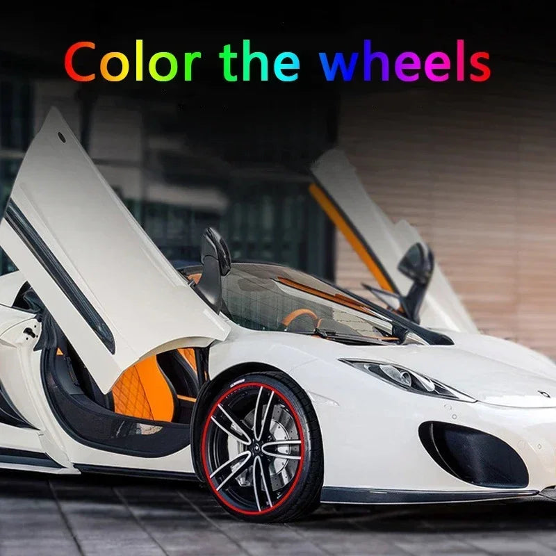 4M/8M Car Wheel Sticker Tire Protector Wheel Edge Protector Car Rim Protector Car Rim Styling Glossy Matte Auto Accessories