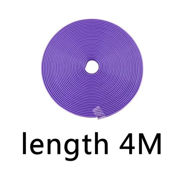 4M/8M Car Wheel Sticker Tire Protector Wheel Edge Protector Car Rim Protector Car Rim Styling Glossy Matte Auto Accessories