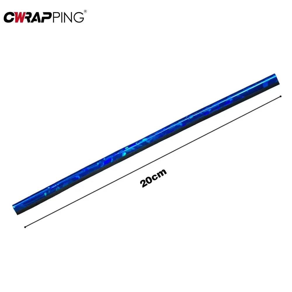 10Pcs Colorful Car Accessories DIY Auto Interior Air Conditioner Outlet Vent Grille Chrome Decoration Strip Car Styling Decorate