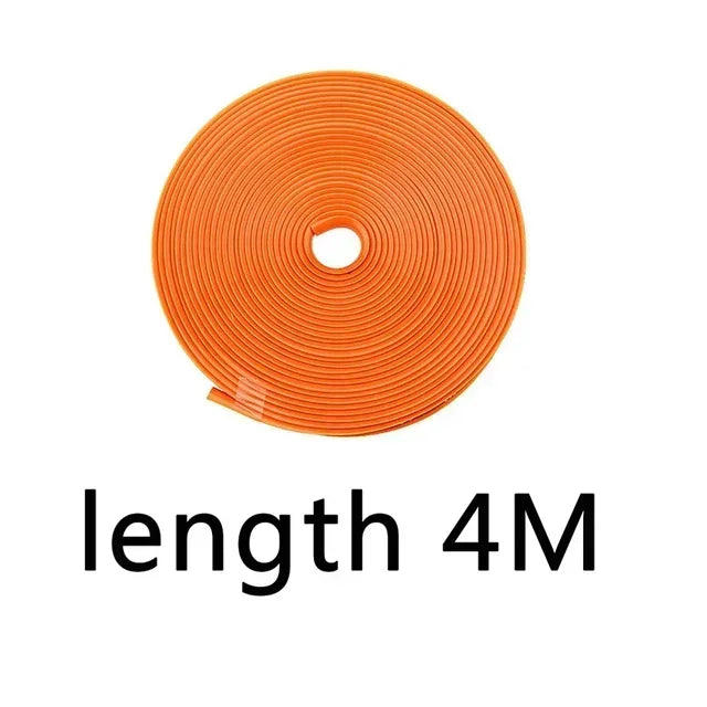 4M/8M Car Wheel Sticker Tire Protector Wheel Edge Protector Car Rim Protector Car Rim Styling Glossy Matte Auto Accessories