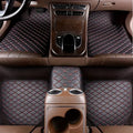 Universal 5Pcs Car Floor Mats PU Leather Waterproof Dust-Proof Auto Carpet Protector pads Fashion Car Interior Accessories
