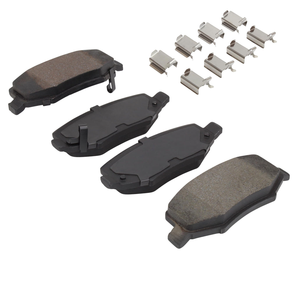 QUALITY-BUILT Rear Ceramic Brake Pads, Premium 1001-1057C, Compatible with 2005-2023 Chrysler/Dodge (300,Challenger,Charger,Magnum)