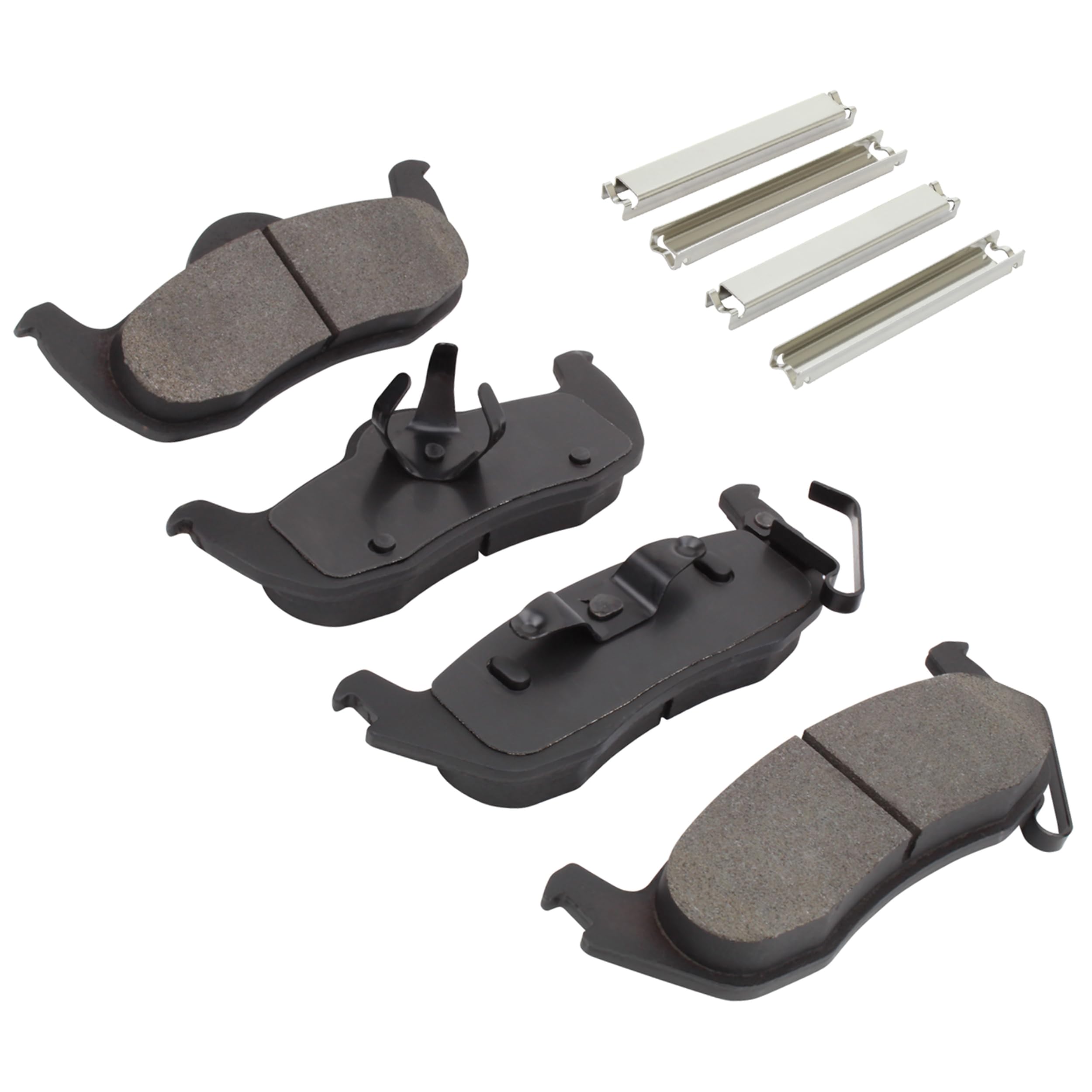 QUALITY-BUILT Rear Ceramic Brake Pads, Premium 1001-1057C, Compatible with 2005-2023 Chrysler/Dodge (300,Challenger,Charger,Magnum)