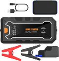 Cros 3500A Car Battery Jump Starter, 24000mAh Battery Booster Pack with Wireless Charger, 12V Portable Jump Box Jumper Starter for Up to 9.0L Gas & 7.0L Diesel Engines, Power Bank & LED Flashlight