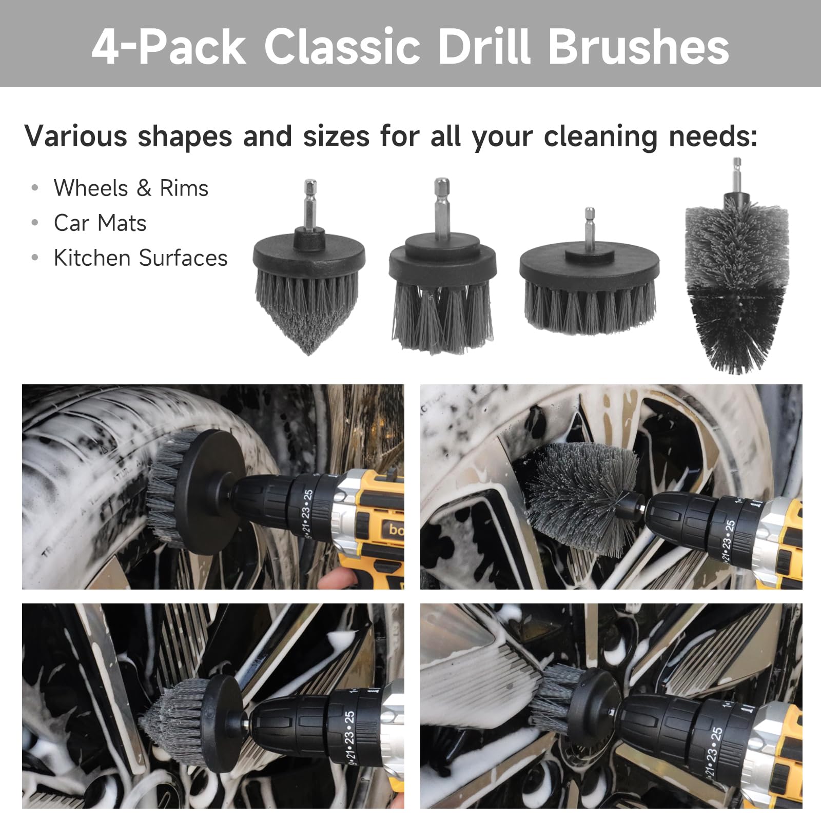 36Pcs Car Detailing Kit, Car Detailing Brush Set, Car Cleaning Kit, Auto Detailing Tools for Interior Exterior Wheels, Professional Car Wash Accessories with Windshield Cleaning Tool and Storage Box