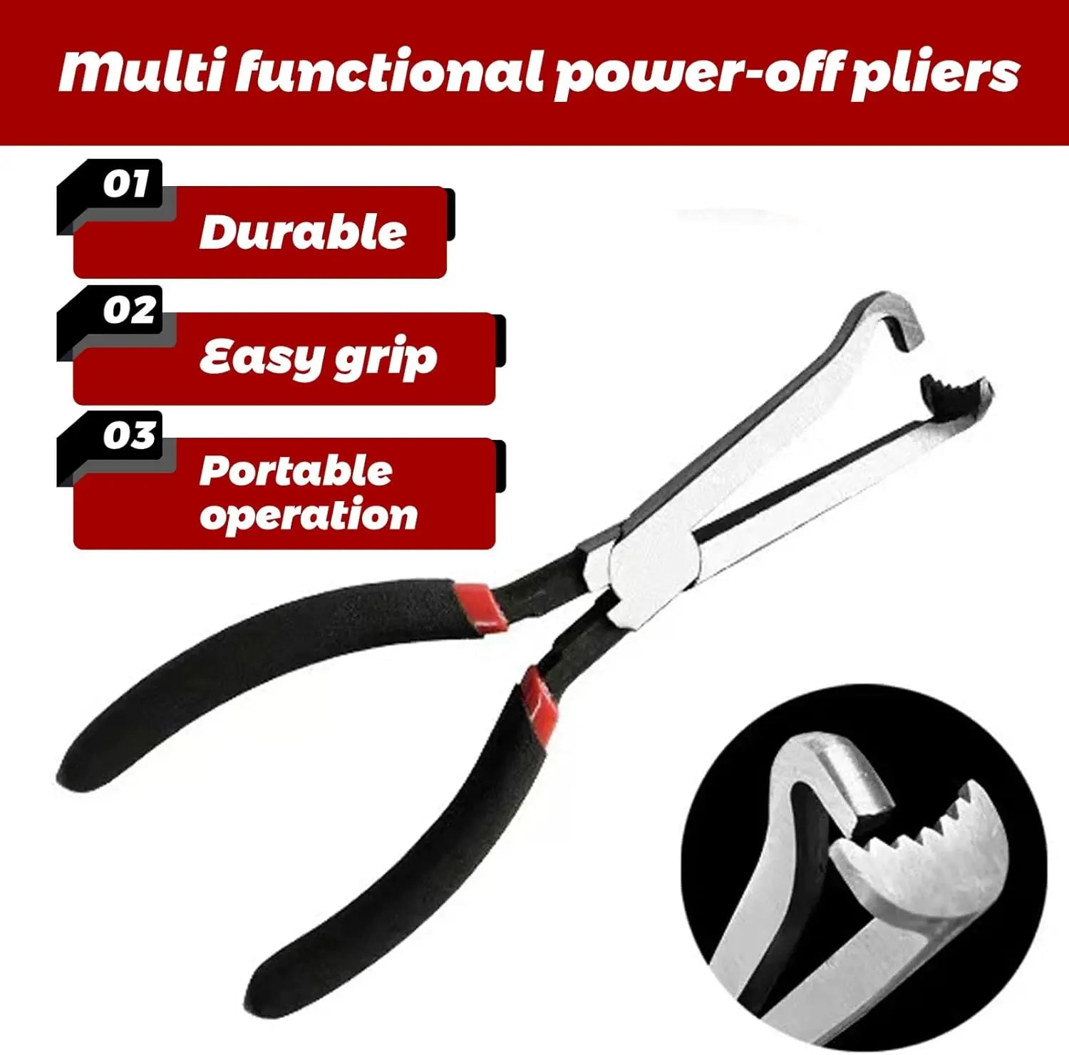 Cars Electrical Disconnect Pliers Fuel Line Wire Removal Plier Oil Pipe Separate Plier for Motorcycle Automotive Repair Tools