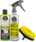 Chemical Guys, Citrus Foaming Fabric & Carpet Cleaner Drill Brush, 16 oz | Lifts coffee, food and pet stains and odors from carpet, mats and upholstery, drill brush agitates, citrus scent