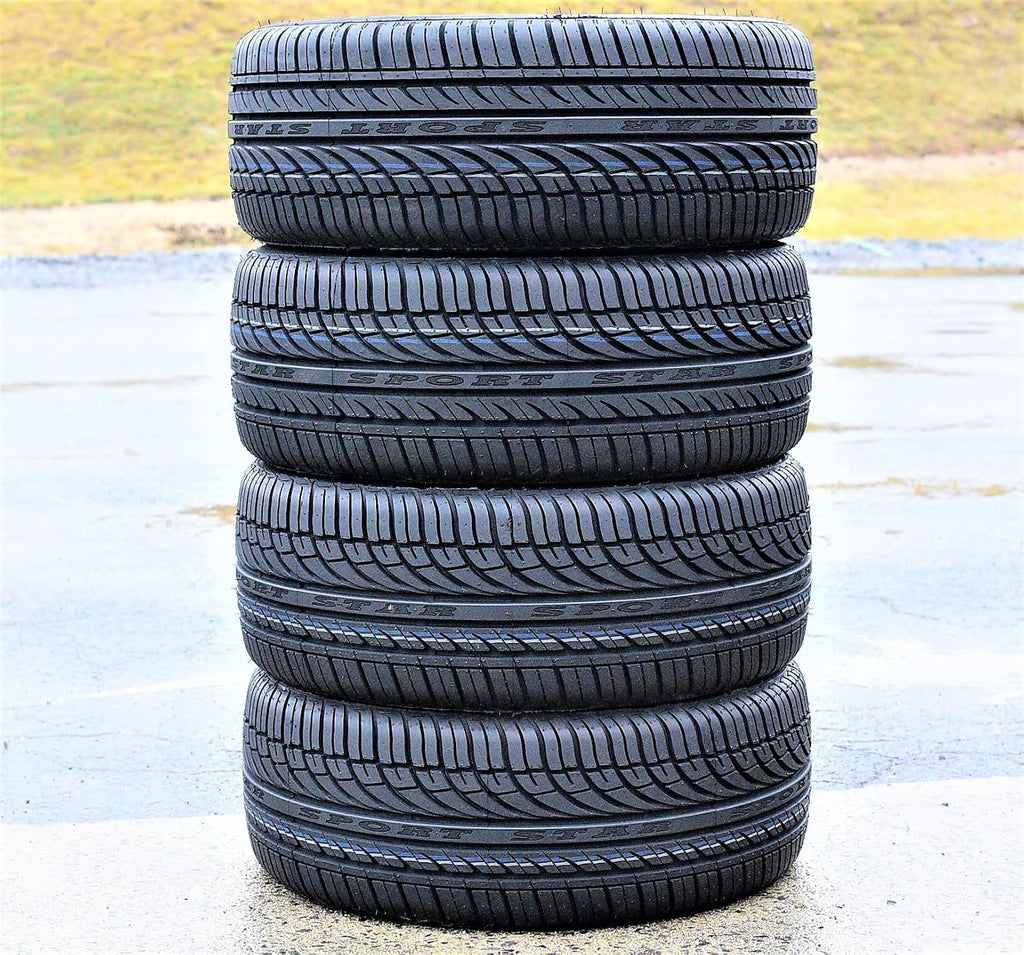 Set of 4 (FOUR) Fullway HP108 All-Season Passenger Car Performance Radial Tires-205/55R16 205/55/16 205/55-16 91V Load Range SL 4-Ply BSW Black Side Wall UTQG 380AA