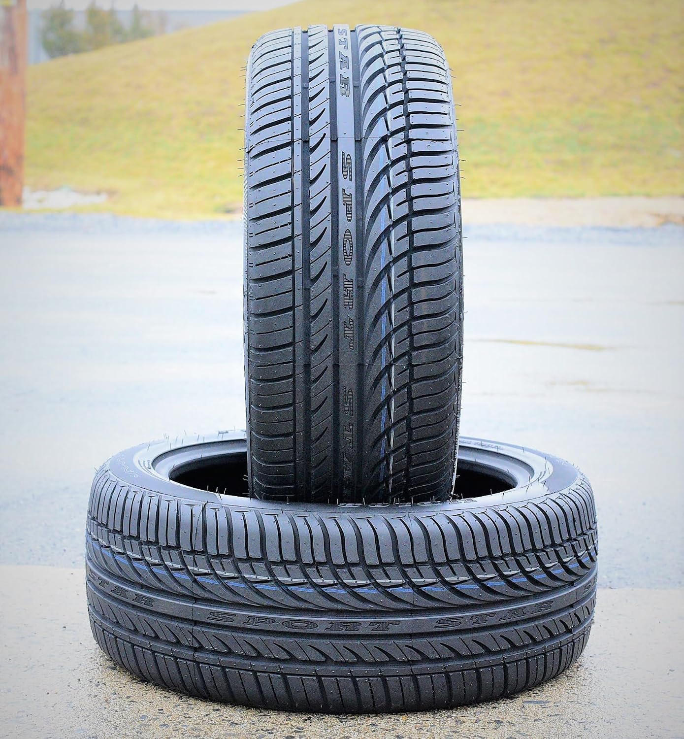 Set of 4 (FOUR) Fullway HP108 All-Season Passenger Car Performance Radial Tires-205/55R16 205/55/16 205/55-16 91V Load Range SL 4-Ply BSW Black Side Wall UTQG 380AA