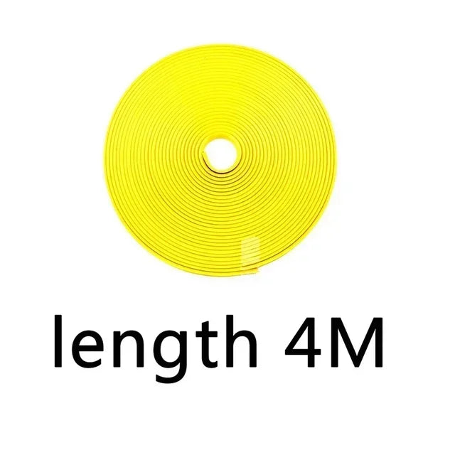 4M/8M Car Wheel Sticker Tire Protector Wheel Edge Protector Car Rim Protector Car Rim Styling Glossy Matte Auto Accessories