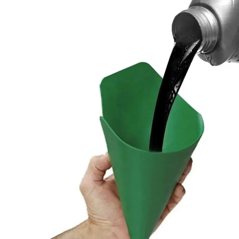Flexible Draining Tool Foldable Car Funnel Oil Guide Plate Motorcycle Auto Engine Oil Gasoline Filling Tools Accessories