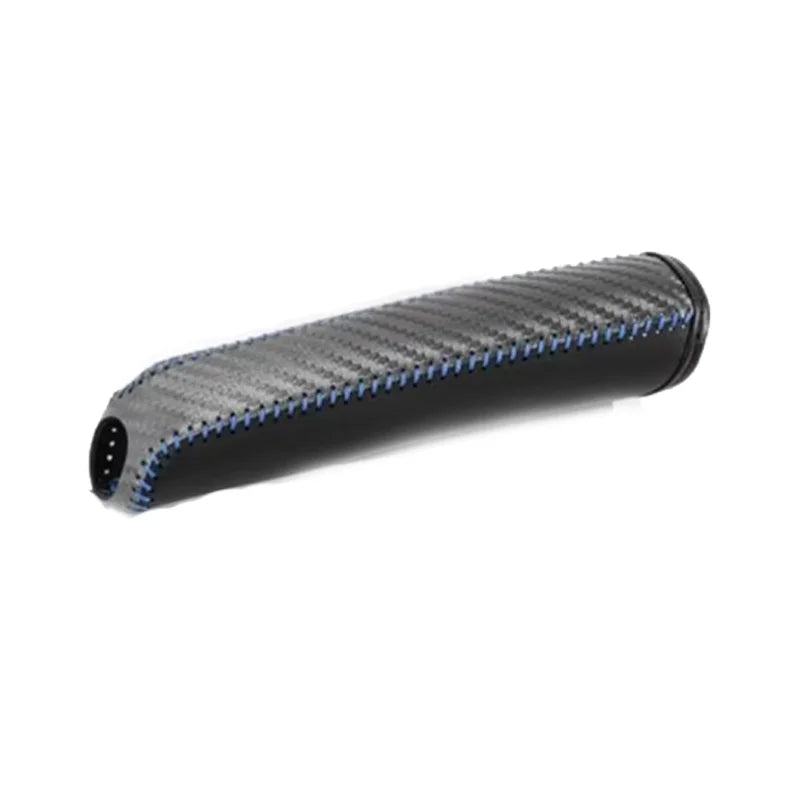 Carbon Fiber Car Leather Handbrake Cover Protective Sleeve Hand Brake Protection Car Interior Accessories