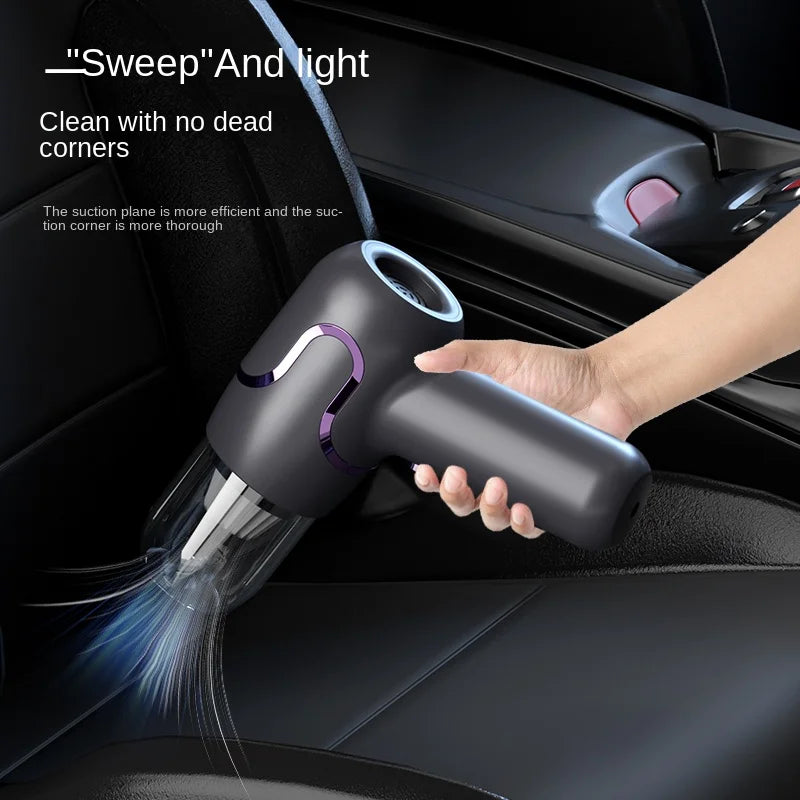 Portable Handheld Vacuum 5000Pa Cordless Car Vacuum Cleaner With Brushless Motor 4 In 1 For Keyboard, Home, Pet And Car