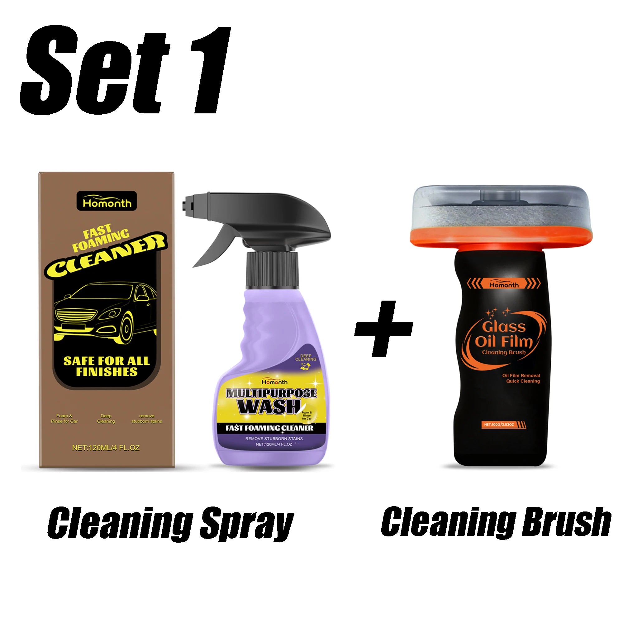 Multipurpose Cleaning Spray Car Glass Oil Film Remover Clean Stains Oil Films For Car Body Vehicle Rearview Mirror Windshield